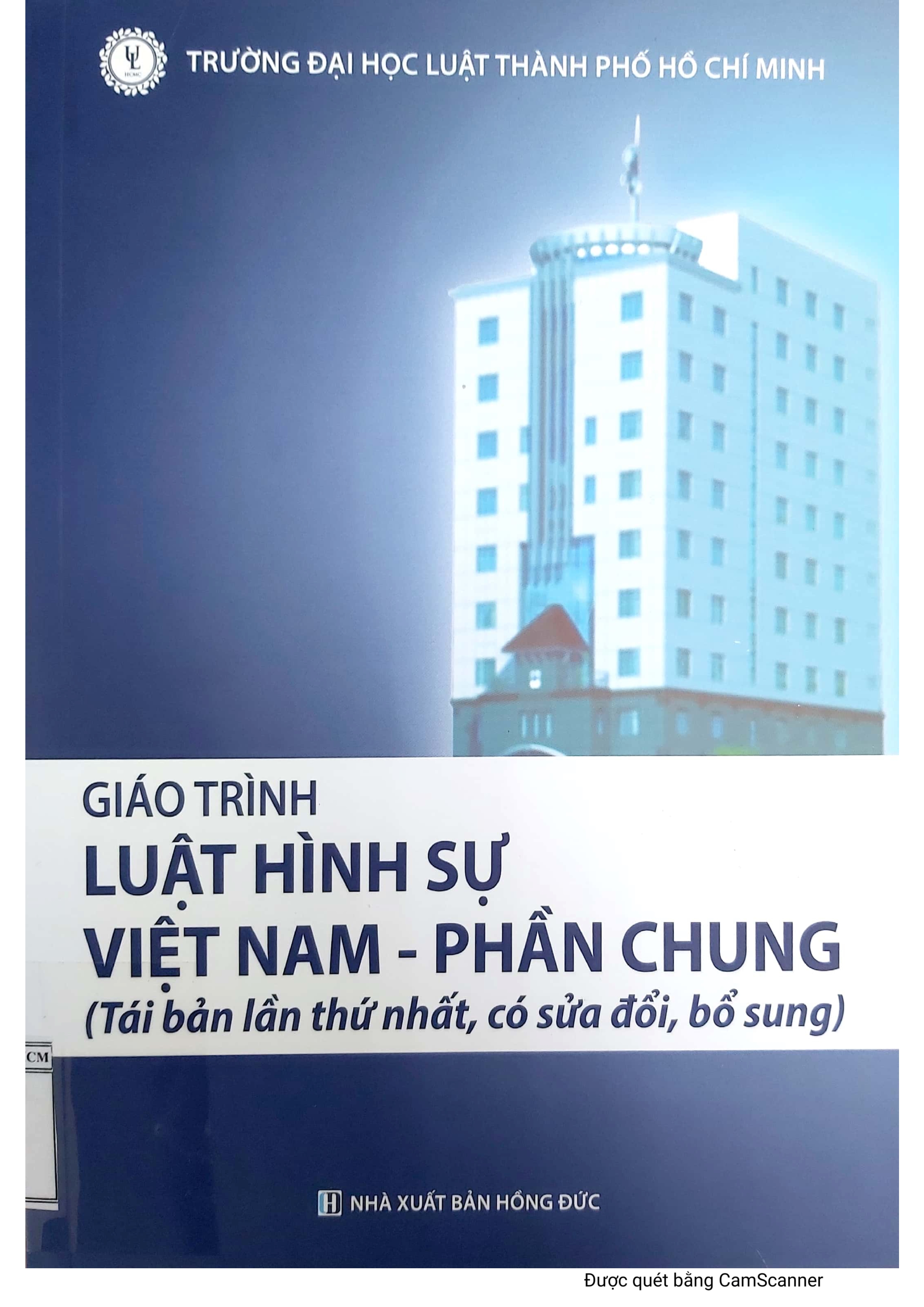 Giáo trình Luật hình sự Việt Nam phần chung