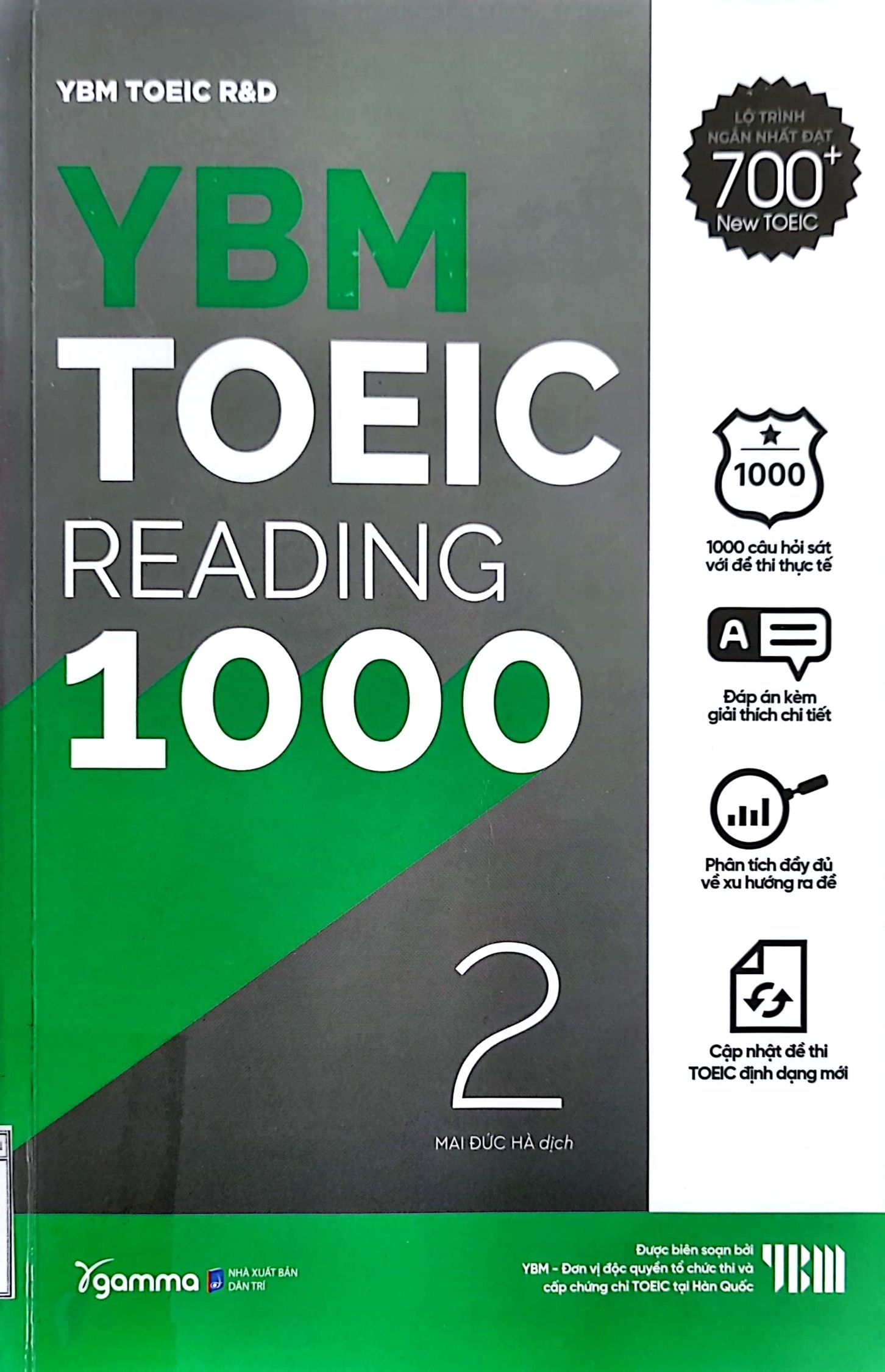YBM Toeic reading 1000,  tập 2