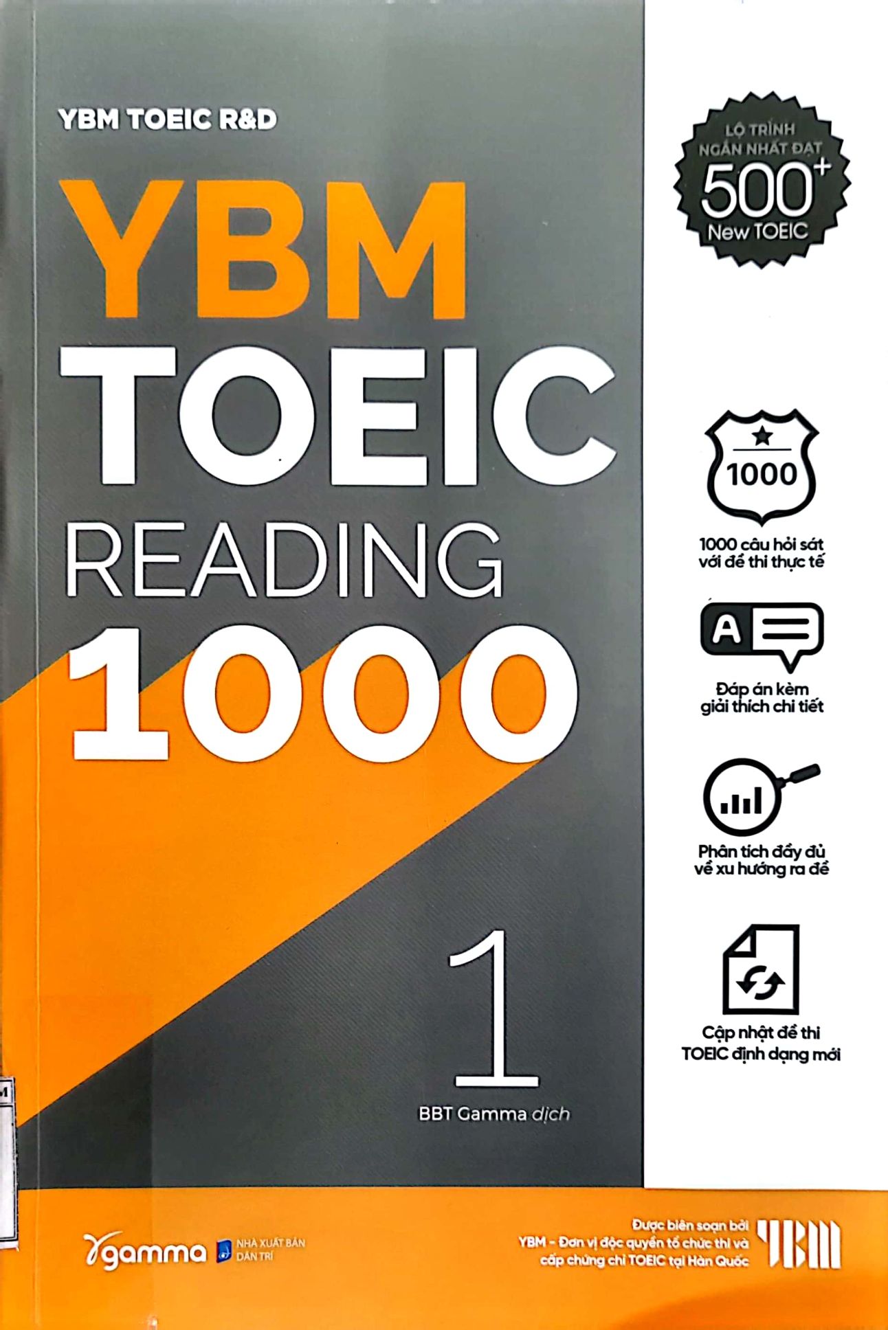 YBM Toeic reading 1000, tập 1